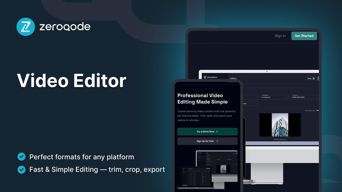 Video Editor by Zeroqode | Lovable